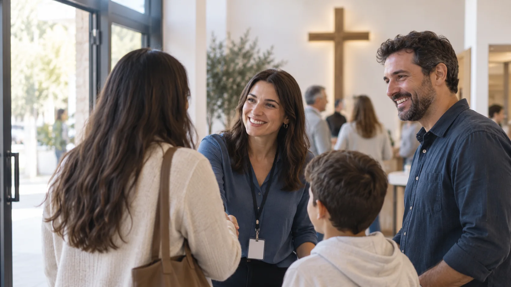Congregación reunida en la iglesia